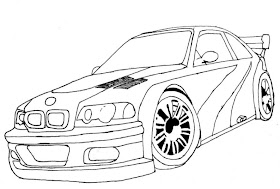print desenhos: Desenho de carro esporte para imprimir, Desenho da